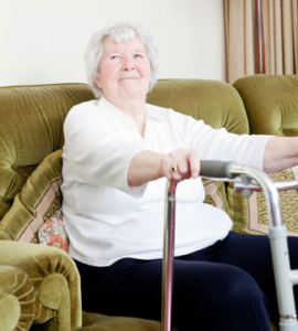 Do you rush to help Mom when she stands from the sofa? What happens when you are not there?